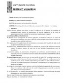 Metodología de la investigación política