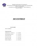 NUCLEO LA GRITA MUESTREO