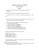 Mensajes Determine el valor numérico de la operación matemática que se presenta a continuación.