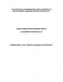 APLICACION DE UN PRONOSTICO PARA UN PRODUCTO SELECCIONADO “MAQUINA RECICLAJE BOTELLAS”