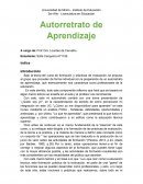 Autorretrato de Aprendizaje