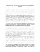 Control de lectura: Importancia de la argumentación en el sistema jurídico mexicano