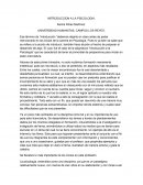 INTRODUCCION A LA PSICOLOGIA. Karina Pérez Martínez. UNIVERSIDAD HUMANITAS, CAMPUS LOS REYES.