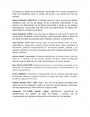 Elaborar un listado de los personajes mencionados en la unidad, colocarlos en orden de importancia según la opinión del equipo y dar cuenta de lo que los destaca.