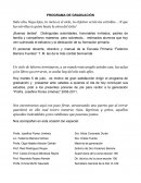 Programa de graduacio Sube alto, llega lejos, tu meta es el cielo, tu objetivo serán las estrellas... ¡Y que las estrellas te guíen hasta la cima del éxito!