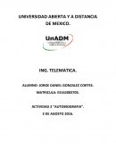 Autocontrol UNIVERSIDAD ABIERTA Y A DISTANCIA DE MEXICO.