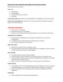 Resumen de los cuatro modelos de esfera pública