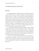 Ciudades latinoamericanas en época colonial.