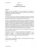 Obtener en forma experimental el modelo matemático que relaciona al desplazamiento en función del tiempo para un cuerpo que se mueve en caída libre y la magnitud de la aceleración de la gravedad.