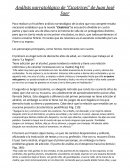 Análisis narratológico de "Cicatrices"