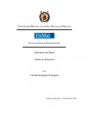 Laboratorio de Óptica Ley de Snell