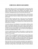 EL MEXICO QUE QUIERO.