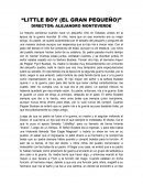 RESUMEN LITTLE BOY