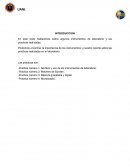 Prácticas de laboratorio de ciencias experimentales 1° etapa - 2° semestre.