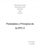 Postulados y Principios de la DPC 0