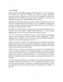 Conclusion de la norma 025