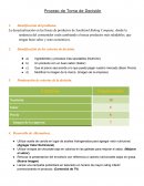 Proceso toma de decisiones caso galleta de la discordia.