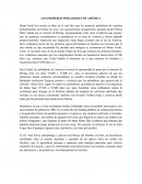 Los primeros pobladores de América.