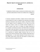 Migración ilegal de mexicanos hacia E.U.A.: pérdida de su dignidad INTRODUCCION