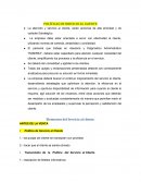 POLITICAS SERVICIO A CLIENTE.