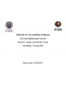 Deportes pueblos antiguos.