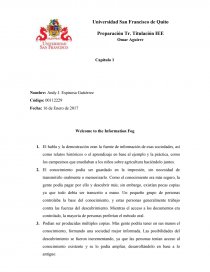 Welcome to the Information Fog. Página 1