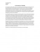 La corrupcion en Colombia.