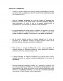 TIPOS DE POLITICAS POLÍTICAS Y GARANTÍAS