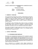 Descripción de trabajos.