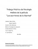 Analisis de la pelicula los ecritores de la libertad