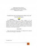 Desarrollo del lenguaje del niño.