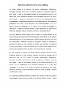MISION MEDICA EN COLOMBIA