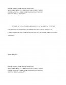 INFORME DE PASANTIAS REALIZADAS EN “A.C ALIMENTOS VENEPAN UBICADA EN LA CARRETERA PANAMERICANA VIA SALOM, SECTOR LAS LAGUNAS DENTRO DEL CAMPUS DE INSTIVOC DEL MUNICIPIO NIRGUA ESTADO YARACUY”
