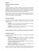RESUMEN ESTRATEGIAS DE EXPORTACIÓN E IMPORTACION.
