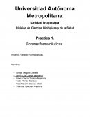 Practica 1. Formas farmacéuticas
