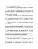 La democracia no asegura una igualdad social, sin embargo, tiene el deber de reducir/quitar las desigualdades sociales