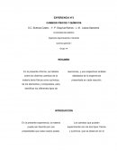 En el presente informe, se hablara sobre los distintos cambios de la materia tanto físicos como químicos, de los elementos y compuestos, para identificar los diferentes tipos de reacciones, y sus respectivos análisis detallados de la experiencia presen