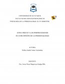 PSICOLOGÍA DE LA PERSONALIDAD. N3. IV SEMESTRE. ANNA FREUD Y LOS POSFREUDIANOS