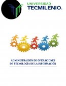 Administración de operaciones de tecnología de la información. Caso de transición del servicio