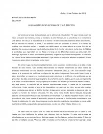 LAS FAMILIAS DISFUNCIONALES Y SUS EFECTOS. Página 1