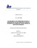 El desarrollo de competencias para la comprension lectora mediante cuentos y leyendas en alumnos