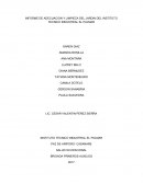 INFORME DE ADECUACION Y LIMPIEZA DEL JARDIN DEL INSTITUTO TECNICO INDUSTRIAL EL PALMAR