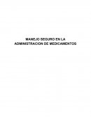 Administración correcta de medicamentos.