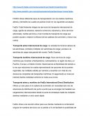 FEDEX ofrece diferentes tipos de transportación con los medios marítimos, aéreos y terrestres los cuales se podrían dividir en los siguientes conceptos: