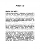 La historia del waterpolo como deporte de equipo comenzó como una demostración de fuerza y habilidad para nadar en Inglaterra y Escocia de finales del siglo XIX,