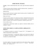 DERECHO DEL TRABAJO.