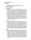 Refleccion de pelicula.