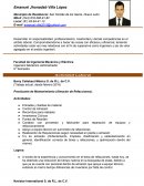 Ejemplo de currículum.