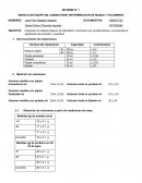 MANEJO DE EQUIPO DE LABORATORIO DETERMINACION DE MASAS Y VOLUMENES.