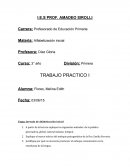 Alfabetización inicial. Trabajo practico
